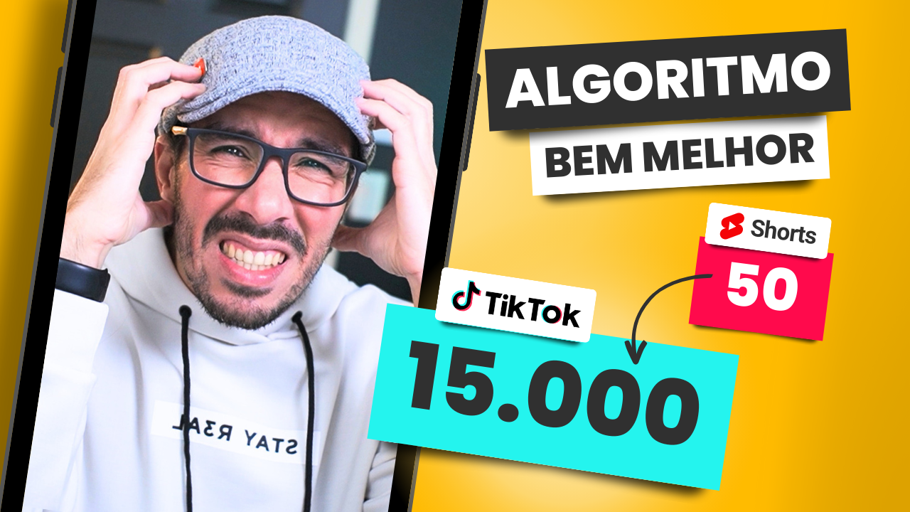 Algoritmo do Tiktok é melhor do que o do Short