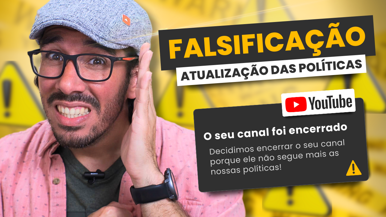 O Youtube conta a falsificação